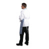 Esiliina ruutukuvioilla sinisellä ja valkoisella polykotonista 710 x 970 mm - Whites Chefs Clothing - Fourniresto