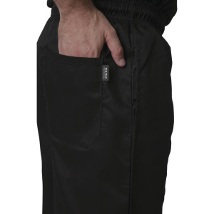 Pantalon De Cuisine Mixte Noir Vegas - Taille L - Whites Chefs Clothing