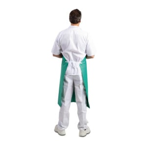 Tabier Bavette Déperlant Très Résistant Vert 1070 X 910 Mm - Whites Chefs Clothing - Fourniresto