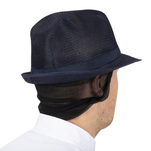 Hattu Trilby Sininen Meri Ristikolla - Koko L 590 mm - FourniResto - Fourniresto