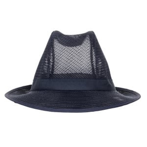 Chapeau Trilby Bleu Marine Avec Résille - Taille M 570 Mm - FourniResto - Fourniresto