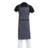 Tablier Bavette Extra Long Sans Poche Rayé Marine Et Blanc  - Whites Chefs Clothing - Fourniresto