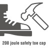 Chaussures De Sécurité À Lacets Noires - Taille 43 - Lites Safety Footwear - Fourniresto