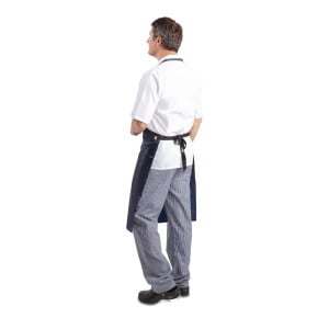 Förkläde med ficka Vattenavvisande Blå 1016 x 711 mm - Whites Chefs Clothing - Fourniresto