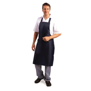 Waterproof Blue Bib Apron 1016 X 711 Mm - Whites Chefs Clothing - Fourniresto