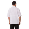 White Montreal Cool Vent Unisex Chef Jacket - Size M - Chef Works - Fourniresto