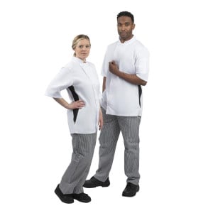 Keittiöpaita Unisex Valkoinen Nevada - Koko L - Whites Chefs Clothing - Fourniresto