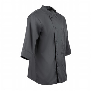 Veste De Cuisine Mixte Grise - Taille Xxl - Chef Works - Fourniresto