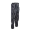 Mixed Black and White Striped Baggy Kitchen Pants - Size S - Chef Works - Fourniresto