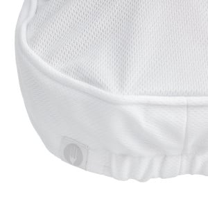 Total White Kitchen Skull Cap - Chef Works - Fourniresto