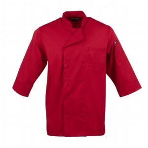 Veste De Cuisine Mixte Rouge - Taille S - Chef Works - Fourniresto