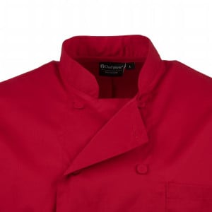 Veste De Cuisine Mixte Rouge - Taille S - Chef Works - Fourniresto