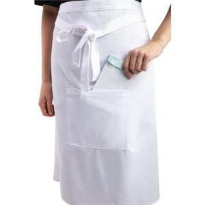 Serverförkläde Standard Vit 1000 x 700 mm - Whites Chefs Clothing - Fourniresto