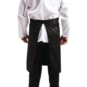 Serverförkläde Standard Svart 1000 x 700 mm - Whites Chefs Clothing - Fourniresto