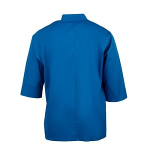 Veste De Cuisine Mixte Bleue - Taille L - Chef Works - Fourniresto