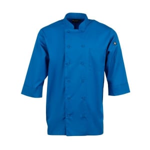 Keittiöpaita unisex sininen - Koko S - Chef Works - Fourniresto