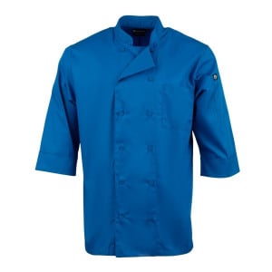 Keittiöpaita unisex sininen - Koko S - Chef Works - Fourniresto