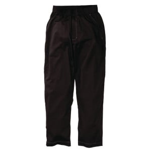 Pantalon De Cuisine Mixte Baggy Noir - Taille Xl - Chef Works - Fourniresto