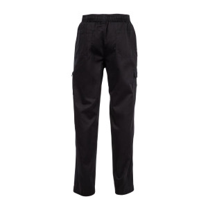 Mixed Fit Cargo Black Kitchen Pants - Size XL - Chef Works - Fourniresto