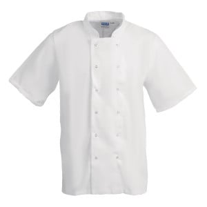 Valkoinen lyhythihainen keittiöpaita Boston - Koko S - Whites Chefs Clothing - Fourniresto