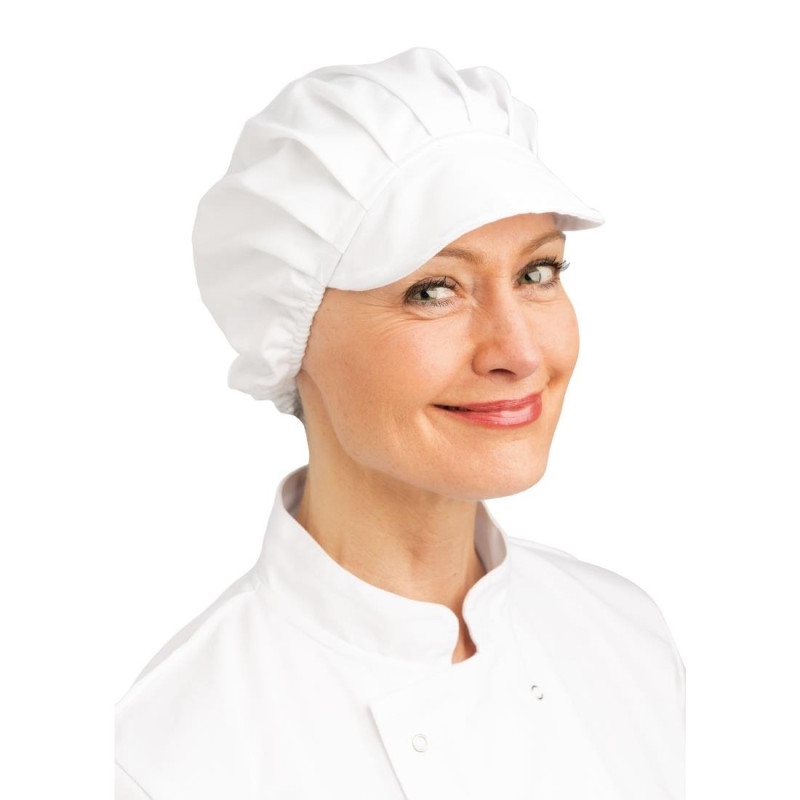 Charlotte Blanche Puuvillasekoite - Yksi koko - Whites Chefs Clothing - Fourniresto