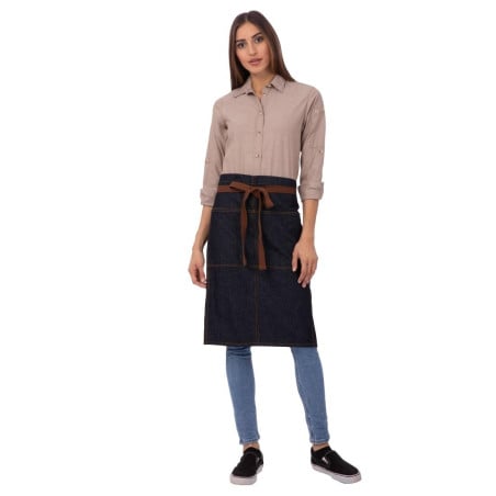 Blue Urban Memphis Server Apron 609 x 812 mm - Chef Works - Fourniresto