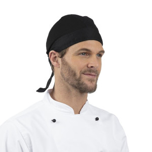 Bandana Musta - Yksi koko - Whites Chefs Clothing - Fourniresto