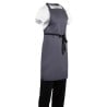 Ficka förkläde i antracitgrått i polycotton 711 x 965 mm - Whites Chefs Clothing - Fourniresto