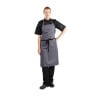 Ficka förkläde i antracitgrått i polycotton 711 x 965 mm - Whites Chefs Clothing - Fourniresto