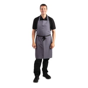 Esiliina Bavette Harmaa Antrasiitti Polykoton 711 x 965 mm - Whites Chefs Clothing - Fourniresto