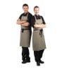 Esiliina Bavette Olive polykotonista 711 x 965 mm - Whites Chefs Clothing - Fourniresto