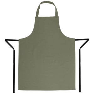 Esiliina Bavette Olive polykotonista 711 x 965 mm - Whites Chefs Clothing - Fourniresto