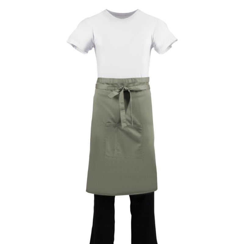 Kypark i olivfärgad polycotton 1000 x 700 mm - Whites Chefs Clothing - Fourniresto