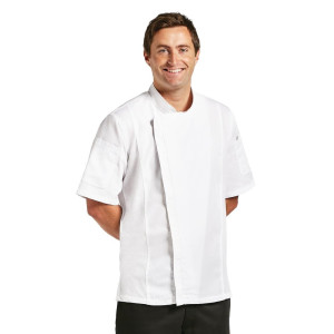 Veste de Cuisine Mixte Blanche Urban Springfield - Taille XL - Chef Works - Fourniresto