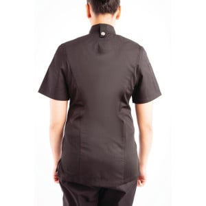 Black Zippered Kitchen Jacket for Women Springfield - Size S - Chef Works - Fourniresto