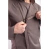 Veste de Cuisine Mixte à Fermeture Eclair Gris Graphite Hartford - Taille XL - Chef Works - Fourniresto