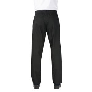 Mustat slim fit -housut miehille - Koko S - Chef Works - Fourniresto