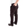 Mustat slim fit -housut miehille - Koko S - Chef Works - Fourniresto