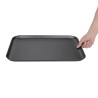 Anodized Aluminum Cooking Plate 420 x 305 mm - Vogue - Fourniresto