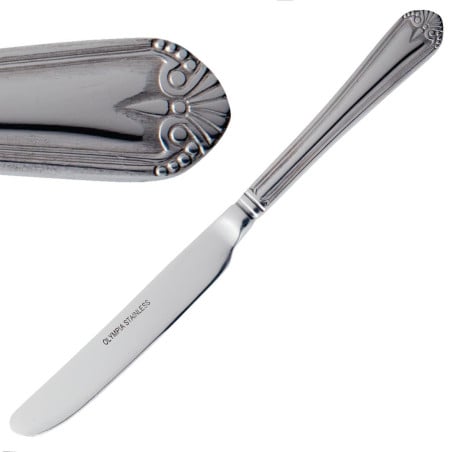 Dessert Knife Jesmond Stainless Steel - Set of 12 - Olympia - Fourniresto