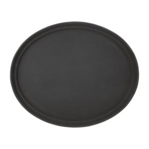 Oval plastbricka i halkfritt plastmaterial 685 x 560 mm - Olympia KRISTALLON - Fourniresto