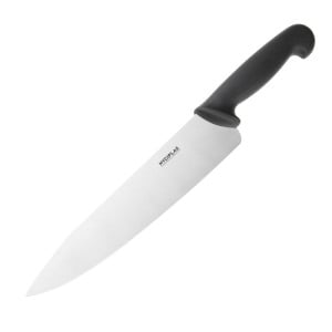 Kockkniv Svart Blad 25,5 cm - Hygiplas - Fourniresto