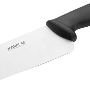 Kockkniv Svart Blad 25,5 cm - Hygiplas - Fourniresto