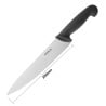 Kockkniv Svart Blad 21,5 cm - Hygiplas - Fourniresto