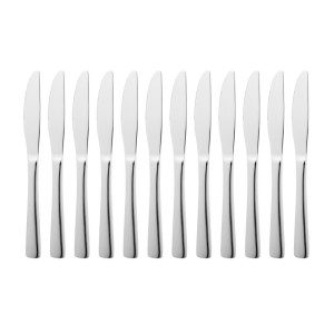 Dessert Knife Clifton In Stainless Steel - Set of 12 - Olympia - Fourniresto