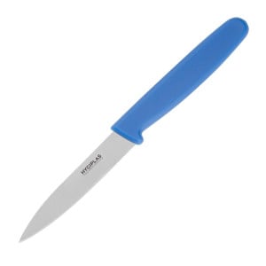 Kniv med blått blad 7,5 cm - Hygiplas - Fourniresto