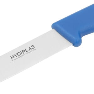 Kniv med blått blad 7,5 cm - Hygiplas - Fourniresto