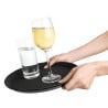 Round Black Non-Slip Tray Ø 406 mm - Olympia KRISTALLON - Fourniresto