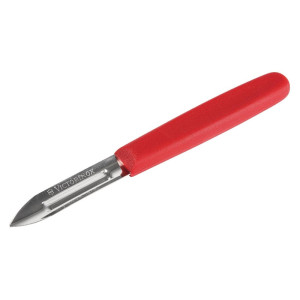 Éplucheur À Manche En Nylon Rouge Lame Double Face - Victorinox - Fourniresto