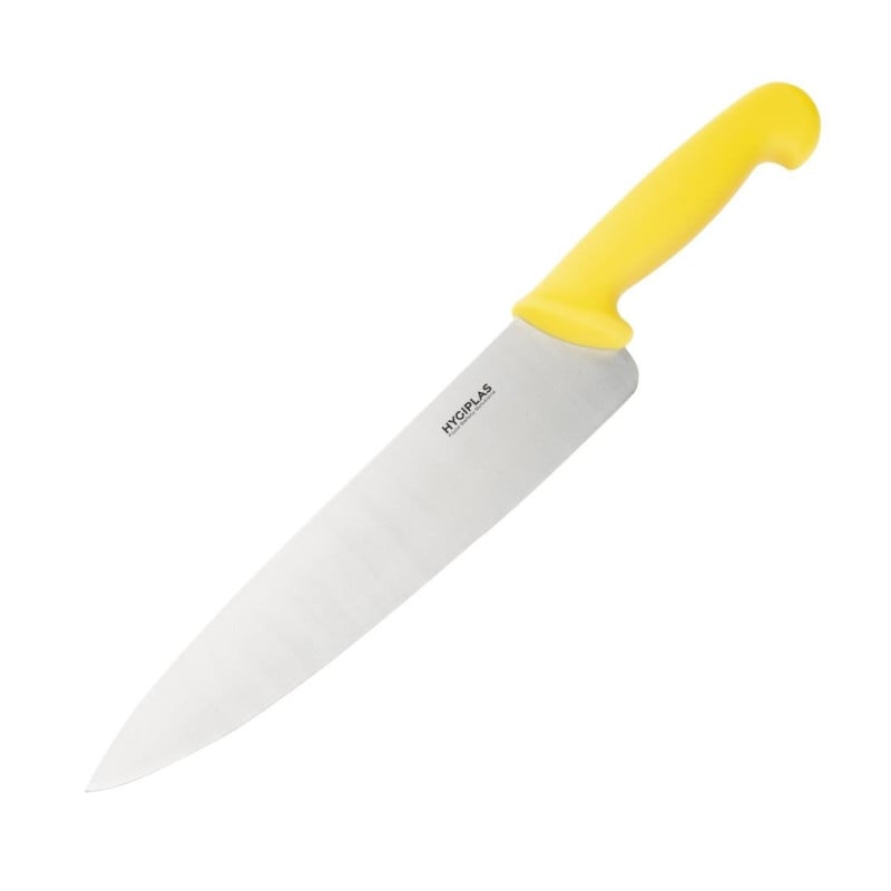 Kockkniv Gul Blad 25,5 cm - Hygiplas - Fourniresto